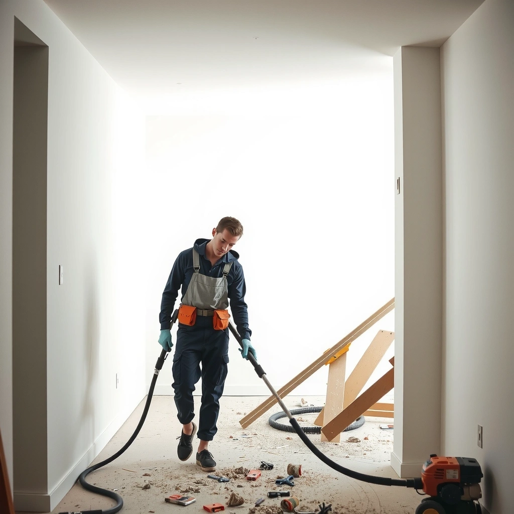 Post-construction cleanup service