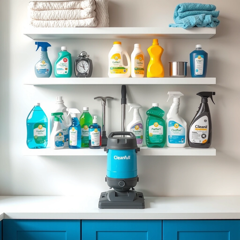 Professional cleaning equipment and supplies