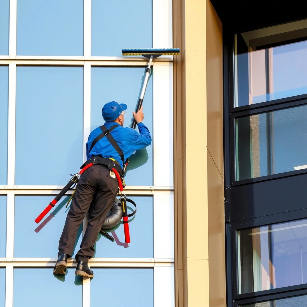 Professional window cleaning service